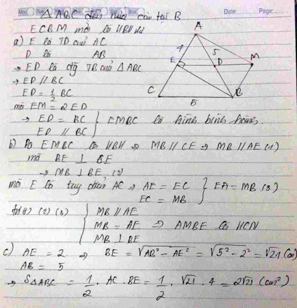 toan-lop-8-bai-1-cho-tam-giac-abc-can-tai-a-goi-d-e-lan-luot-la-trung-diem-cua-ab-bc-a-goi-m-la