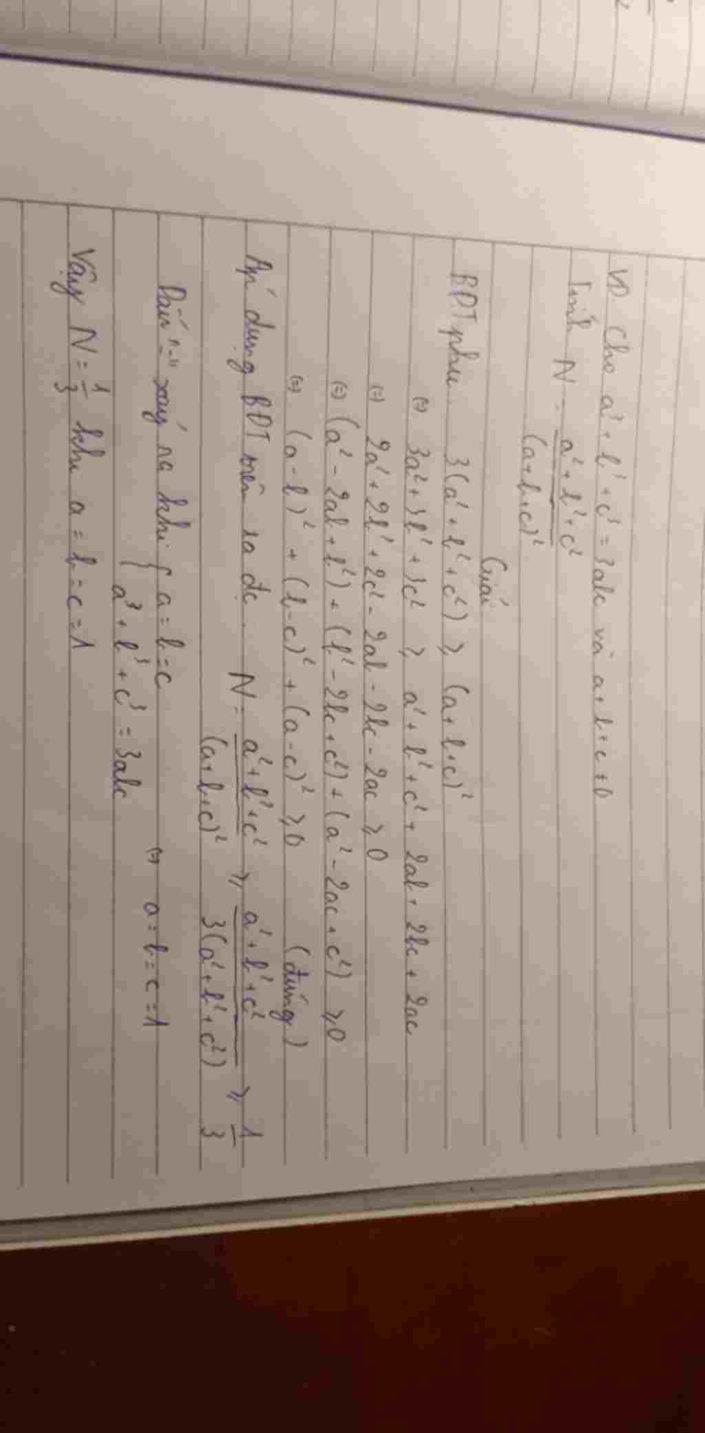 toan-lop-8-bai-127-cho-a-3-b-3-c-3-3abc-va-a-b-c-0-tinh-gia-tri-bieu-thuc-n-a-2-b-2-c-2-a-b-c-2