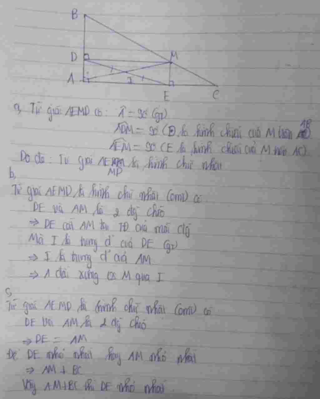 toan-lop-8-bai-3-cho-tam-giac-abc-vuong-tai-a-diem-m-thuoc-bc-d-e-lan-luot-la-hinh-chieu-cua-m-d