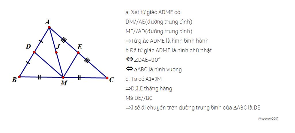 toan-lop-8-bai-6-cho-tam-giac-abc-goi-d-m-e-theo-thu-tu-la-trung-diem-cua-ab-bc-ca-a-chung-minh