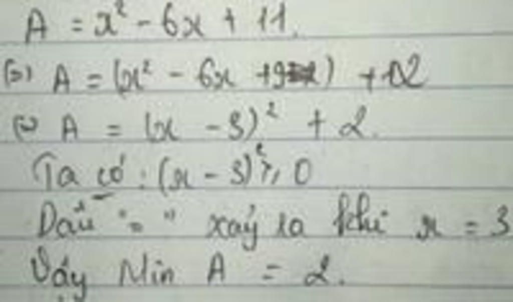 toan-lop-8-cho-a-2-6-11-gia-tri-nho-nhat-cua-bieu-thuc-a-la