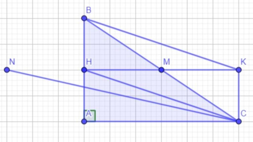 toan-lop-8-cho-abc-vuong-tai-k-m-la-trung-diem-cua-bc-ve-mh-vuong-goc-voi-ab-tai-h-ve-k-la-diem