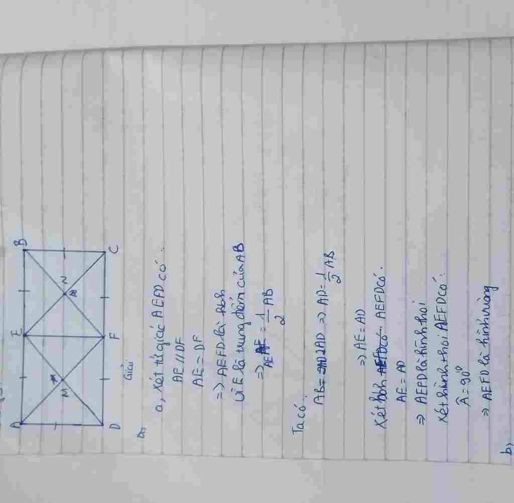 toan-lop-8-cho-hinh-chu-nhat-abcd-co-ab-2ad-goi-e-f-theo-thu-tu-la-trung-diem-cua-ab-cd-goi-m-la