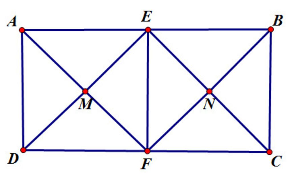 Toán Lớp 8: Cho Hình Chữ Nhật ABCD Có AB = 2AD. Gọi E, F Theo Thứ Tự Là ...