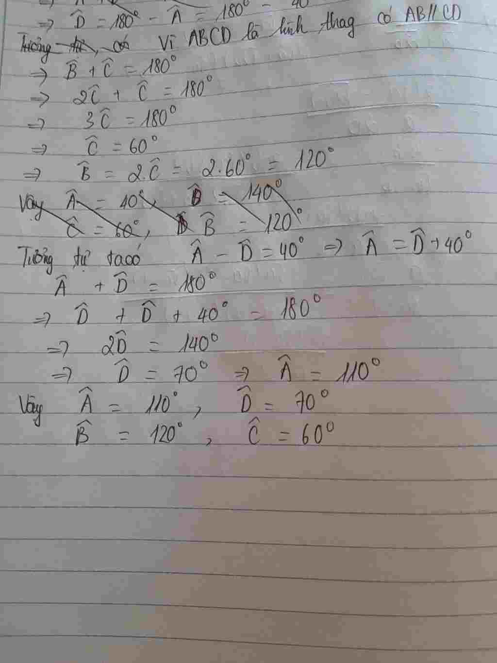 toan-lop-8-cho-hinh-thang-abcd-ab-cd-biet-a-a-40-do-b-2-c-tinh-so-do-cac-goc-cua-hinh-thang