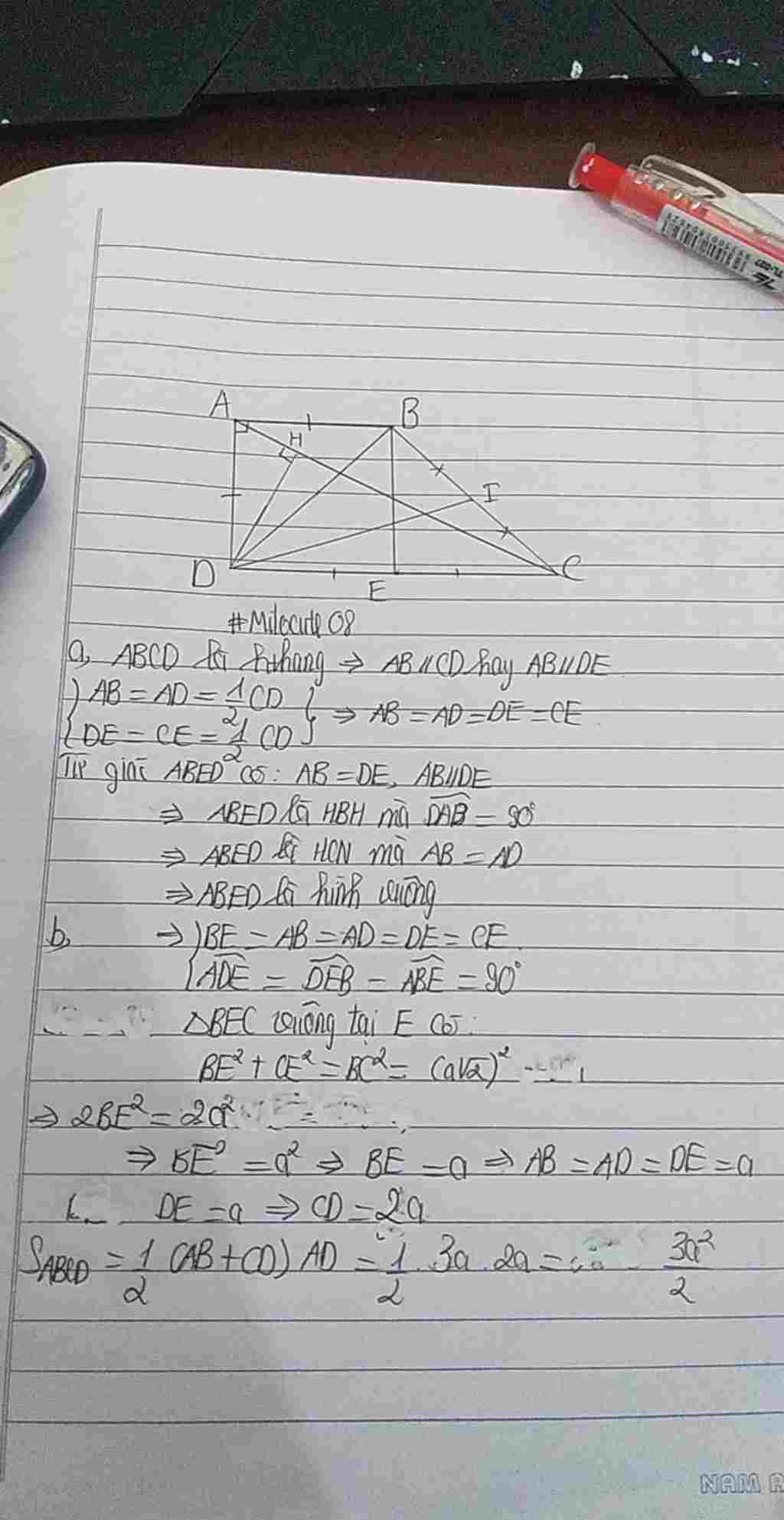 toan-lop-8-cho-hinh-thang-abcd-vuong-tai-a-d-biet-cd-2ab-2ad-va-bc-a-sqrt-2-goi-e-la-trung-diem