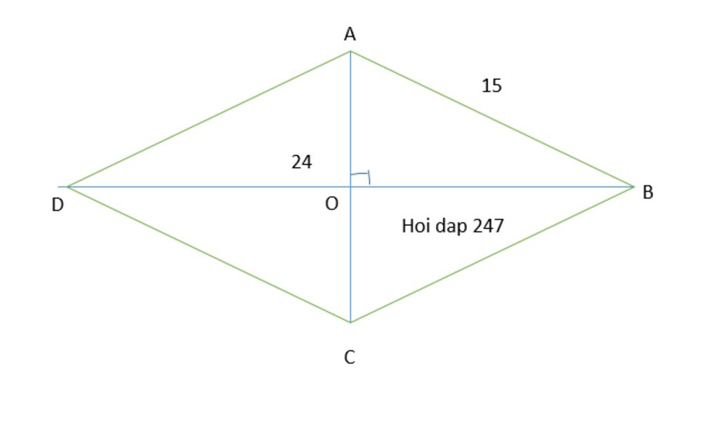 toan-lop-8-cho-hinh-thoi-abcd-co-canh-ab-15cm-duong-cheo-ac-24-cm-tinh-do-dai-duong-cheo-bd