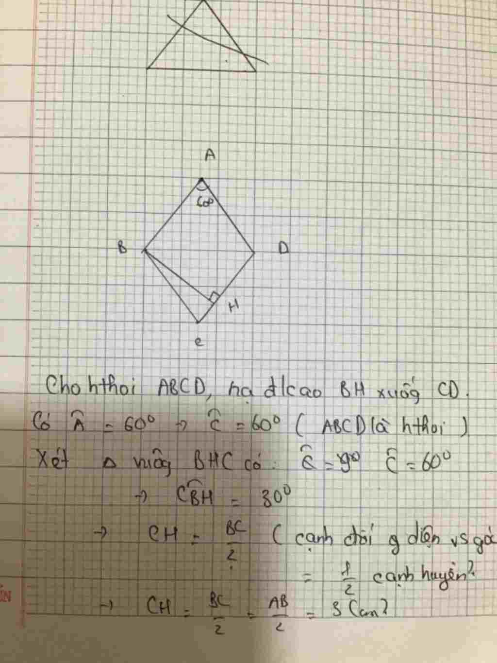 toan-lop-8-cho-hinh-thoi-abcd-co-canh-ab-6cm-goc-a-60-tinh-dien-tich-abcd