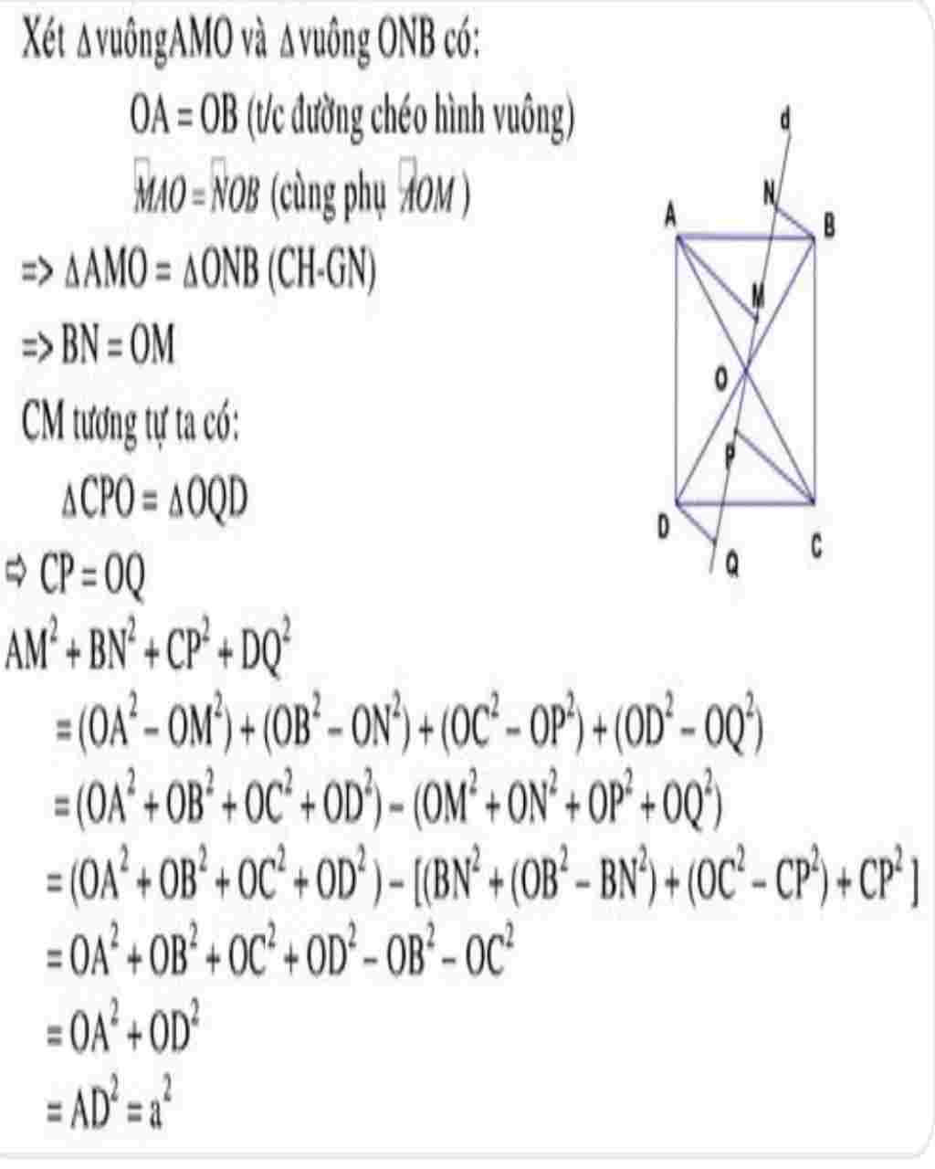 toan-lop-8-cho-hinh-vuong-abcd-canh-a-tam-o-ke-thang-d-bat-ki-qua-o-d-khong-vuong-goc-voi-ac-bd