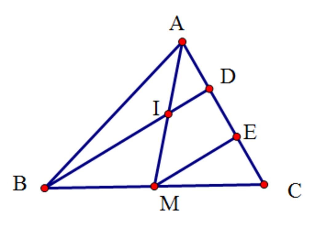 toan-lop-8-cho-tam-giac-abc-co-trung-tuyen-am-goi-i-la-trung-diem-cua-am-bi-cat-ac-tai-d-chung-m