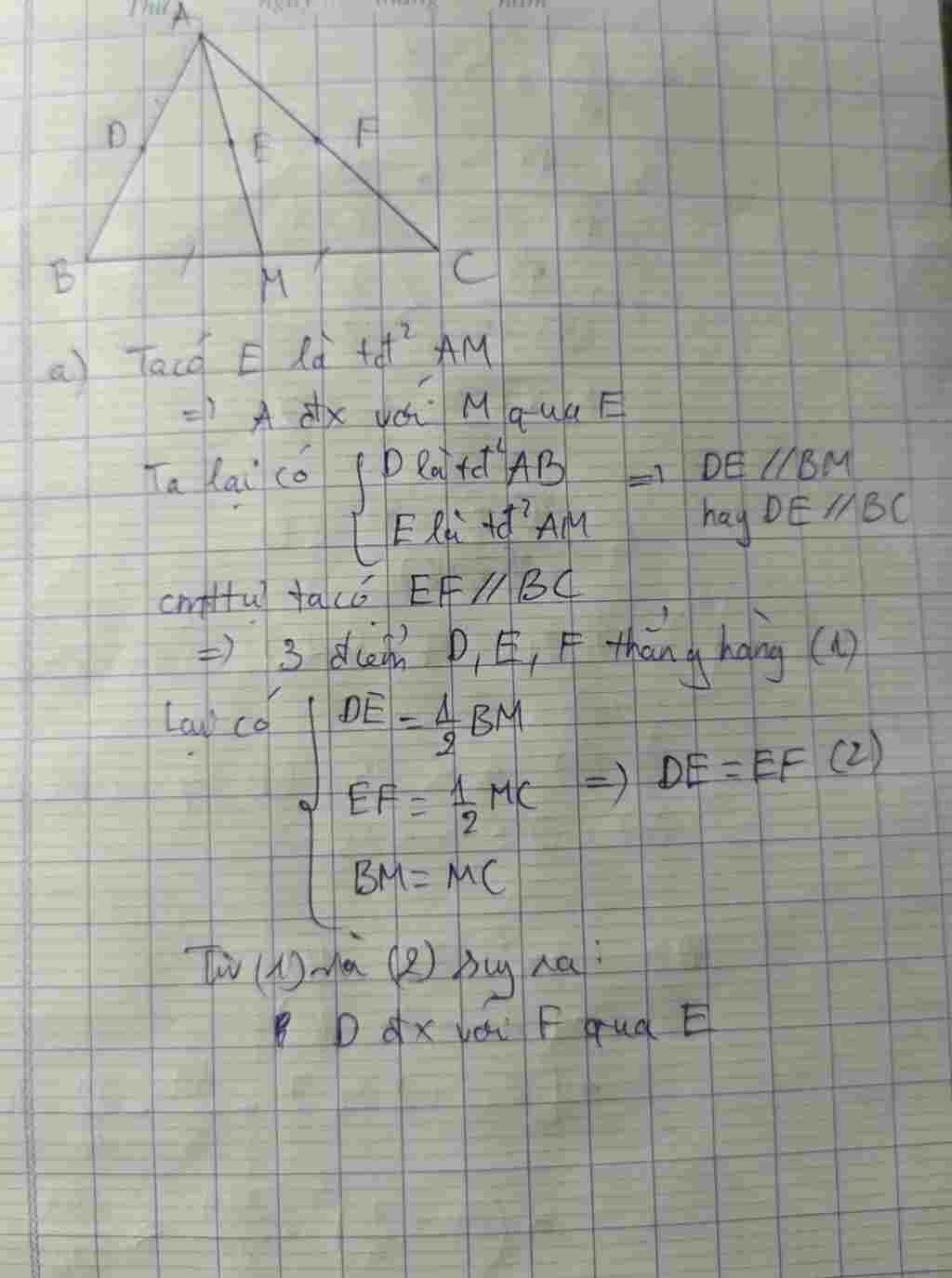 toan-lop-8-cho-tam-giac-abc-duong-trung-tuyen-am-goi-d-e-f-theo-thu-tu-la-trung-diem-cua-ab-am-a