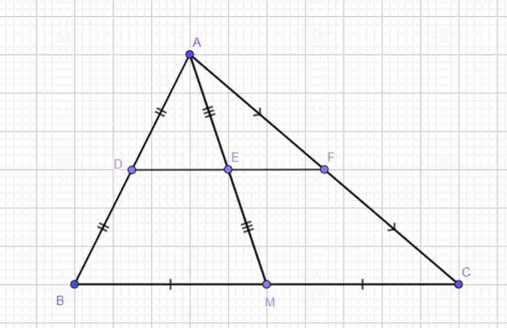 toan-lop-8-cho-tam-giac-abc-duong-trung-tuyen-am-goi-d-e-f-theo-thu-tu-la-trung-diem-cua-ab-am-a