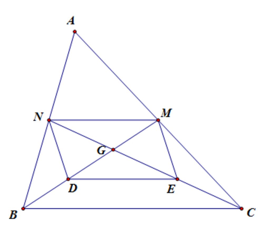 toan-lop-8-cho-tam-giac-abc-duong-trung-tuyen-bm-va-cn-cat-nhau-tai-g-goi-d-va-e-lan-luot-la-tru