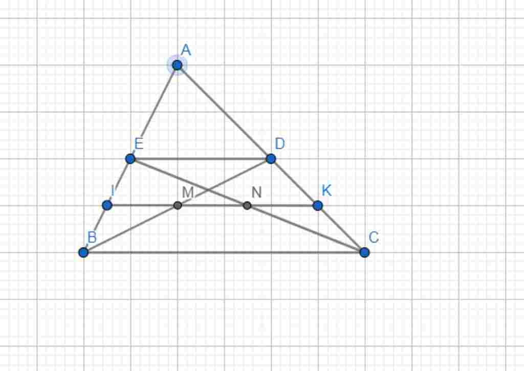 toan-lop-8-cho-tam-giac-abc-trung-tuyen-bd-ce-i-k-la-trung-diem-be-cd-m-n-la-giao-diem-ik-cat-bd