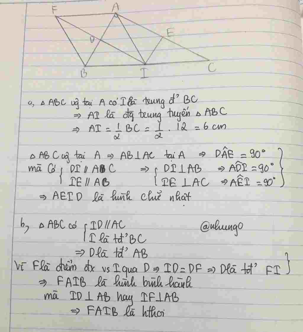 toan-lop-8-cho-tam-giac-abc-vuong-tai-a-biet-bc-12cm-va-i-la-trung-diem-cua-canh-bc-tu-i-ke-duon