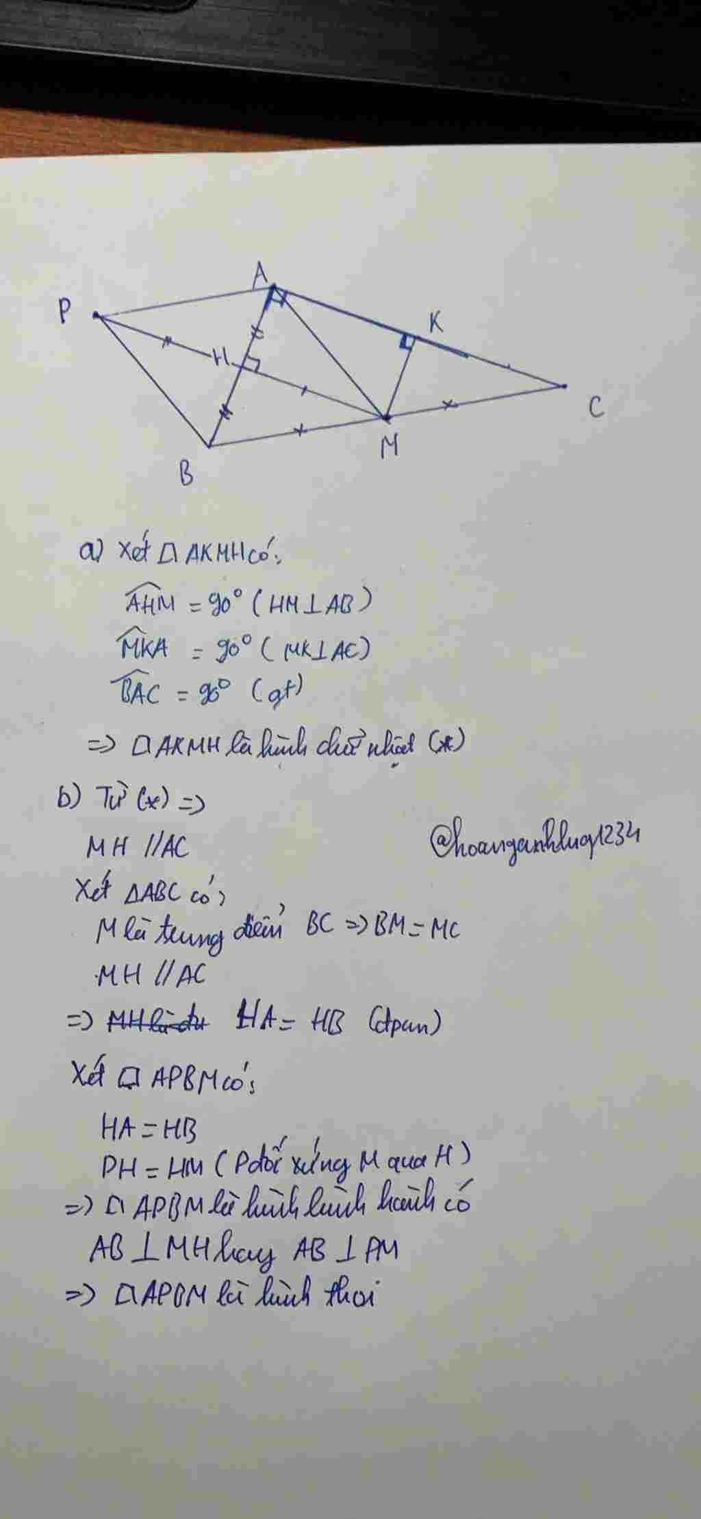 toan-lop-8-cho-tam-giac-abc-vuong-tai-a-co-ab-ac-m-la-trung-diem-bc-ke-mh-vuong-goc-voi-ab-tai-v