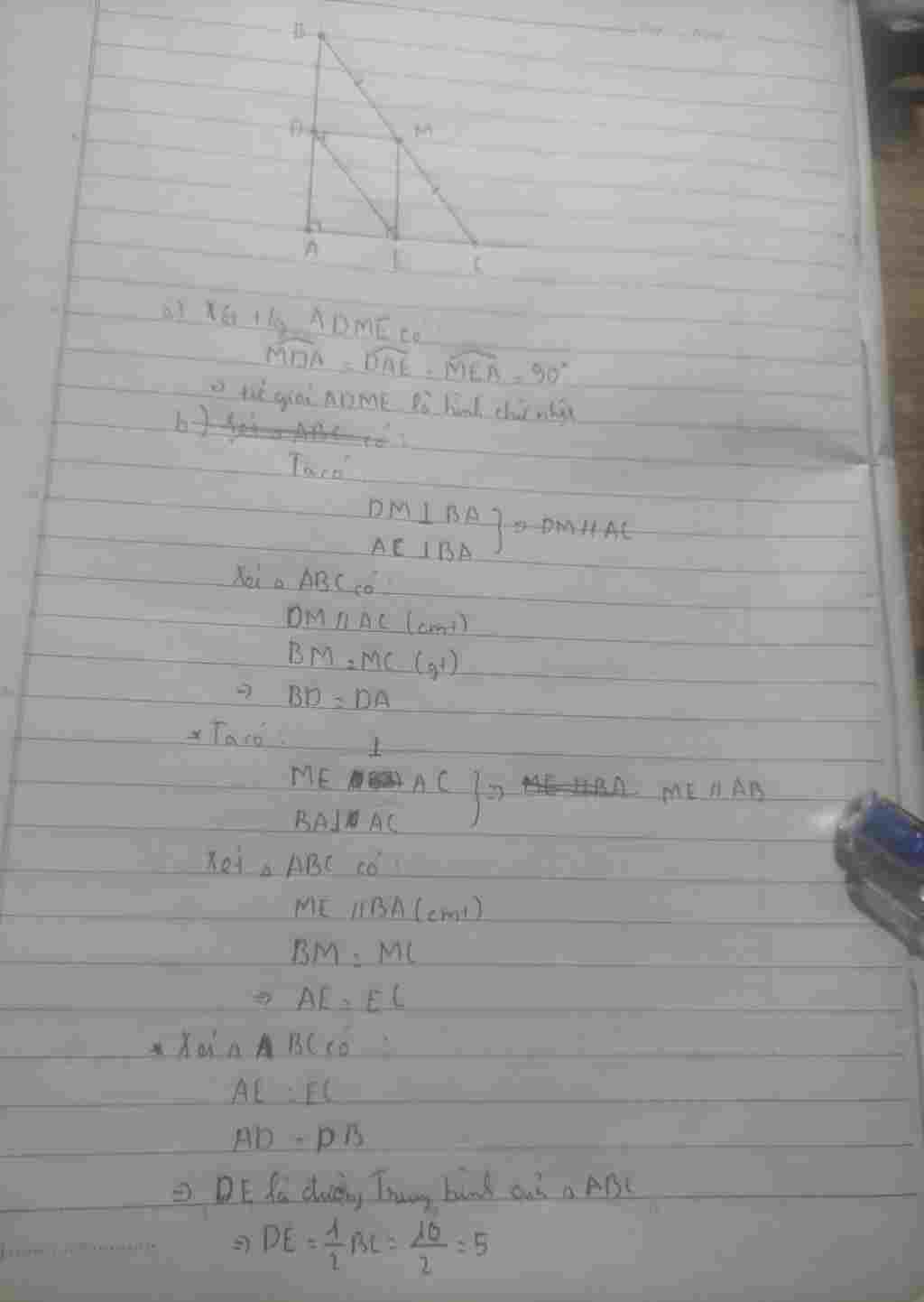 toan lop 8 cho tam giac abc vuong tai a co m la trung diem bc ke md vuong goc ab dthuoc ab me vu toan-lop-8-cho-tam-giac-abc-vuong-tai-a-co-m-la-trung-diem-bc-ke-md-vuong-goc-ab-dthuoc-ab-me-vu