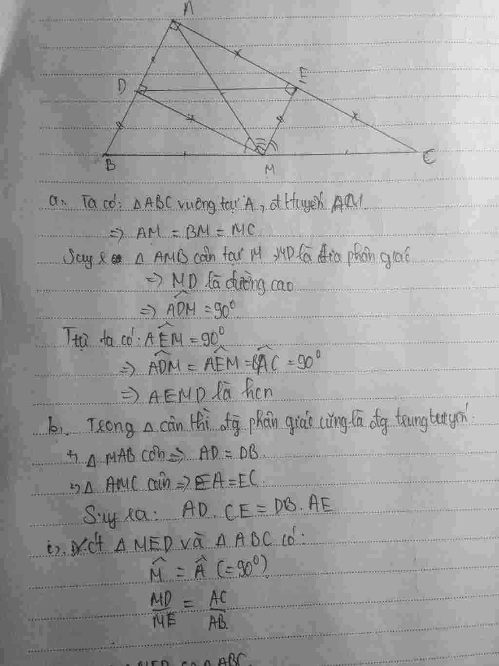 toan-lop-8-cho-tam-giac-abc-vuong-tai-a-trung-tuyen-am-tia-phan-giac-cua-goc-amb-cat-canh-ab-tai