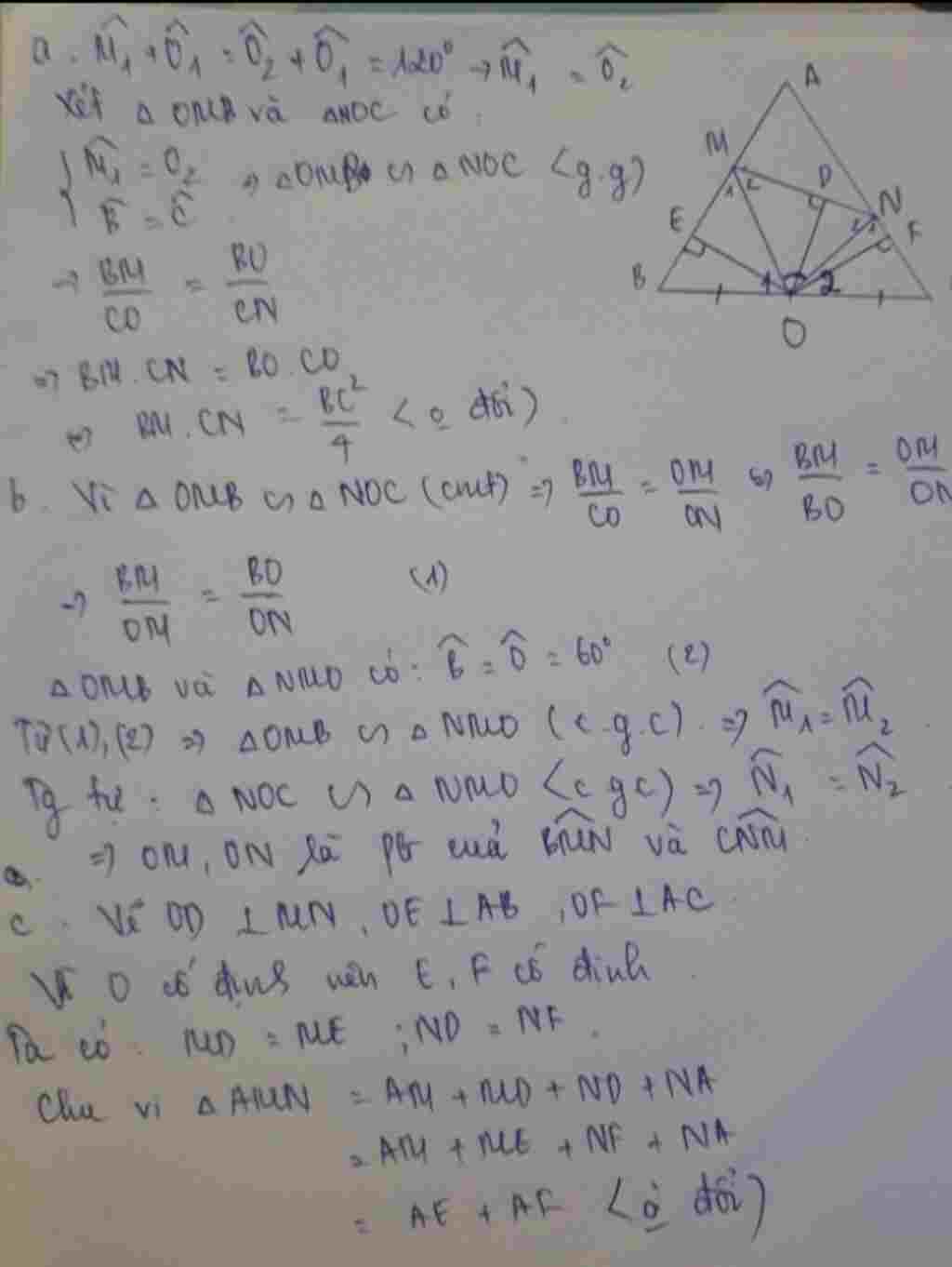 toan-lop-8-cho-tam-giac-deu-abc-o-la-trung-diem-bc-tren-cac-canh-ab-ac-lay-m-va-n-sao-cho-mon-60