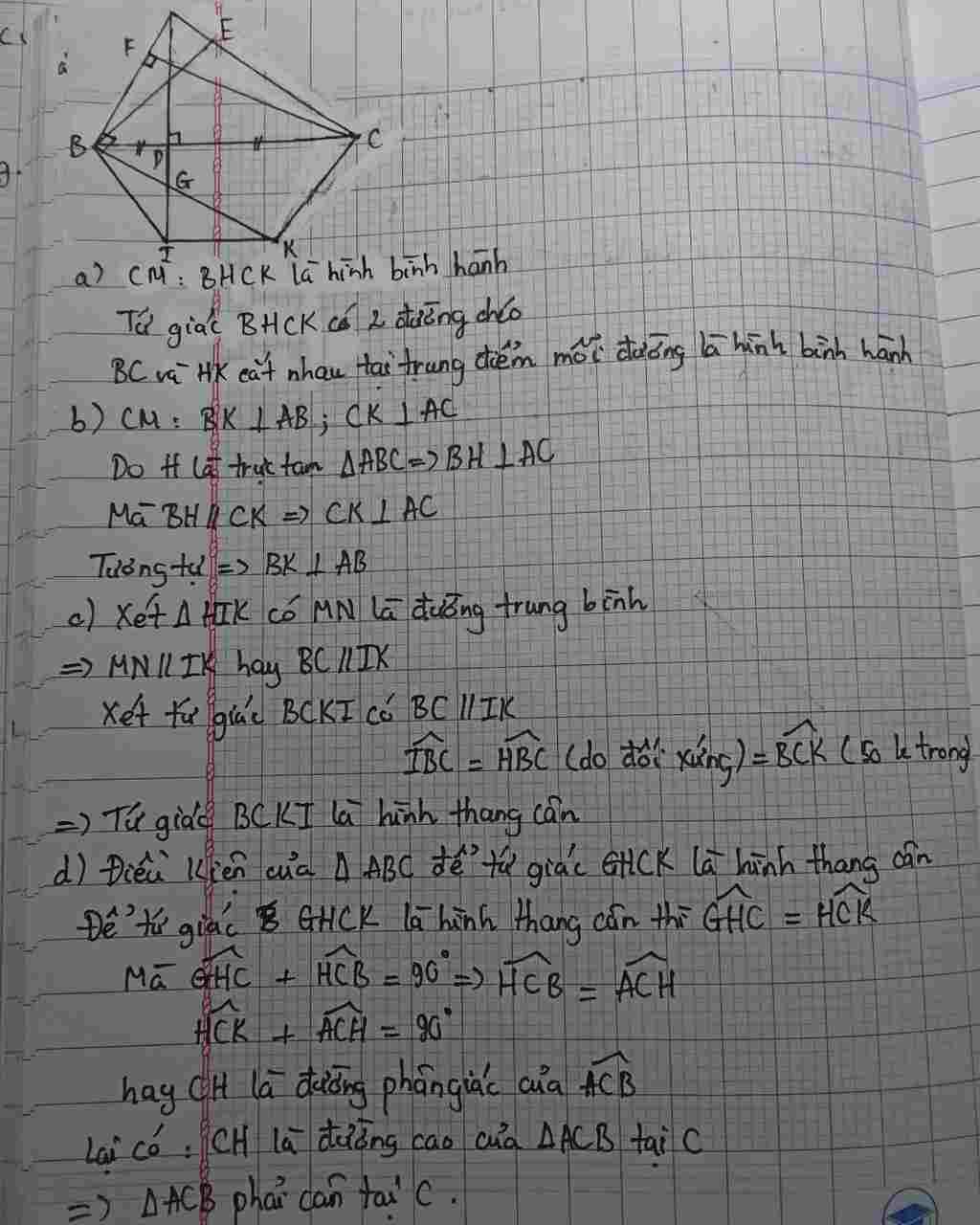 toan-lop-8-cho-tam-giac-nhon-abc-ab-ac-truc-tam-h-goi-m-la-trung-diem-cua-bc-k-la-diem-doi-ung-v