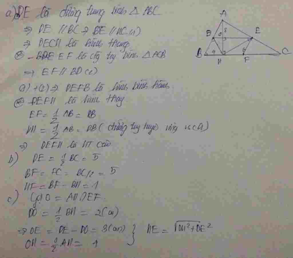toan-lop-8-cho-tam-giac-nhon-abc-ac-ab-duong-cao-ah-goi-d-e-f-lan-luot-theo-thu-tu-la-trung-diem