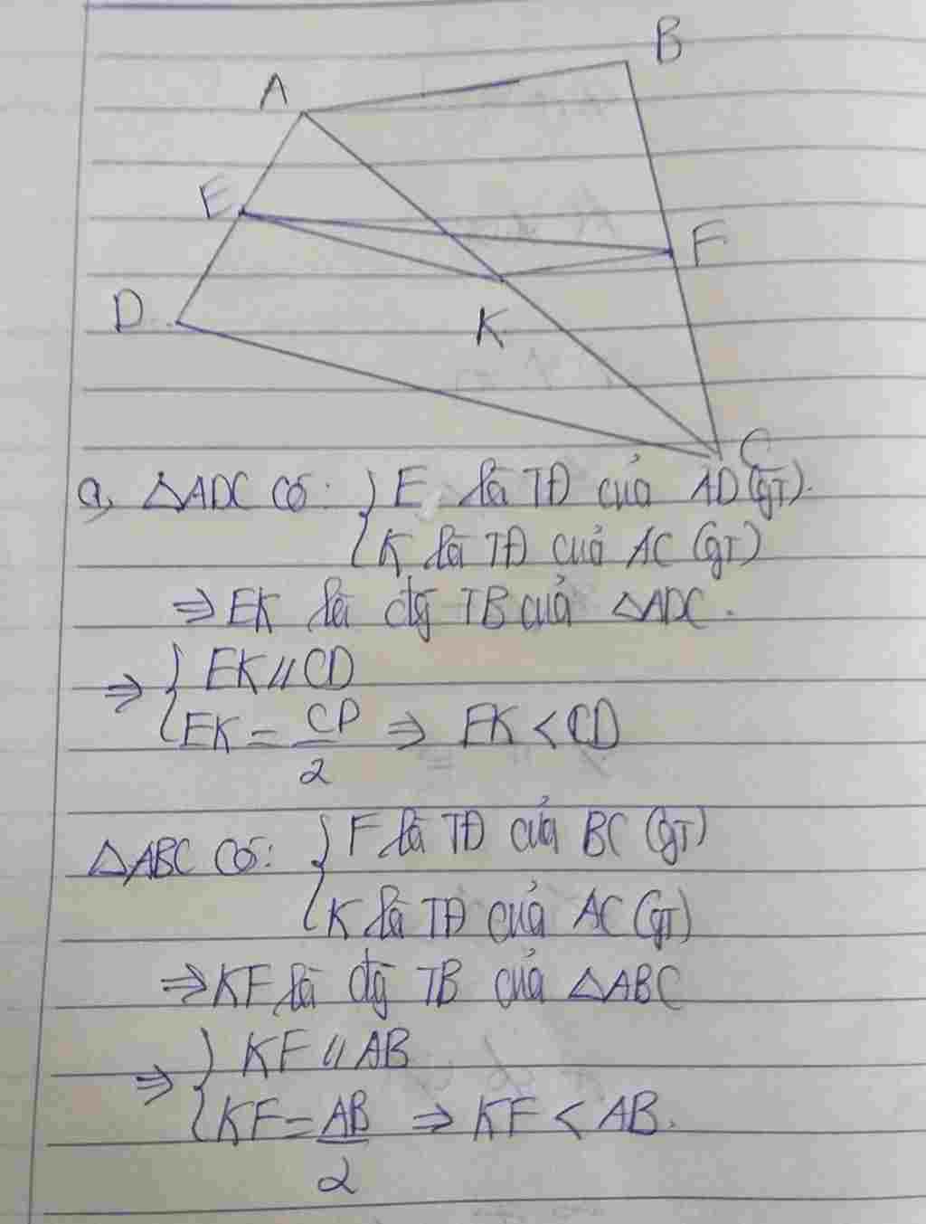 toan-lop-8-cho-tu-giac-abcd-goi-e-f-k-theo-thu-tu-la-trung-diem-cua-ad-bc-ac-a-so-sanh-cac-do-da