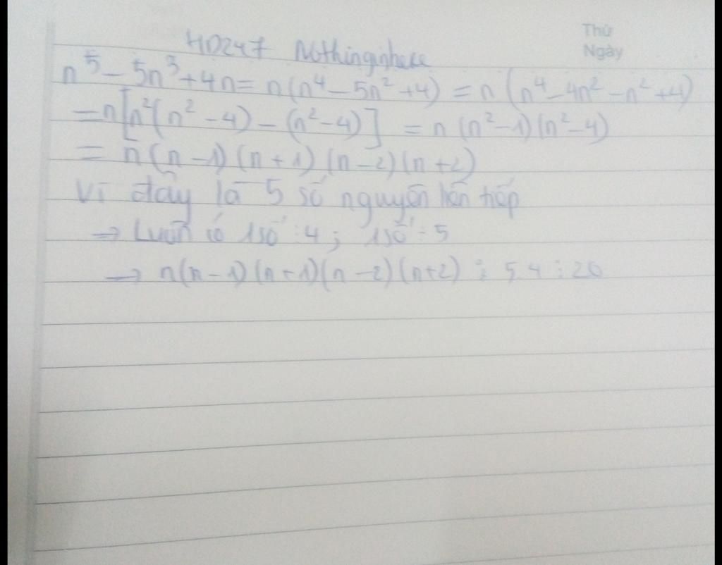 cmr n 5 5n 3 4n chia hết cho 120
