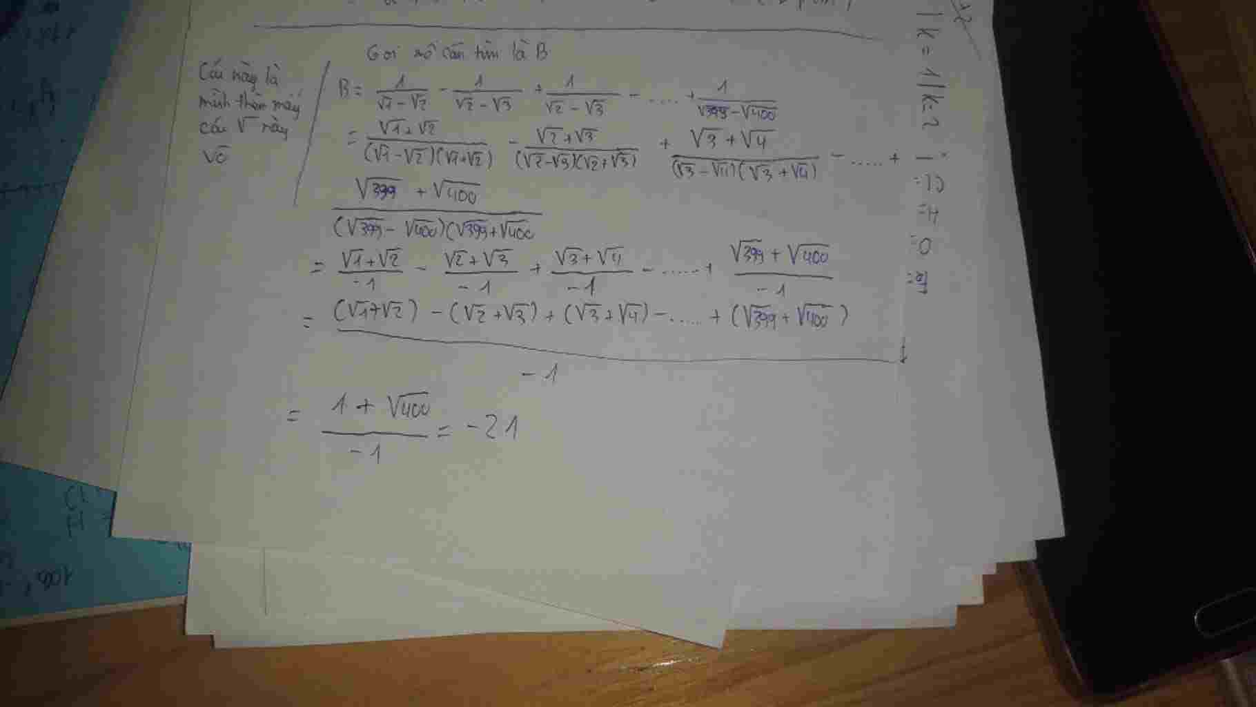 toan-lop-8-dfrac-1-sqrt-1-sqrt-2-dfrac-1-sqrt-2-sqrt-3-dfrac-1-sqrt-2-sqrt-3-dfrac-1-sqrt-399-sq