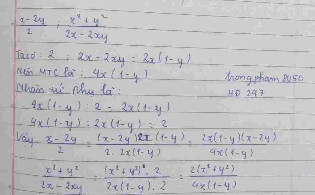 toan-lop-8-quy-dong-mau-thuc-hai-phan-thuc-frac-2y-2-frac-2-y-2-2-2y