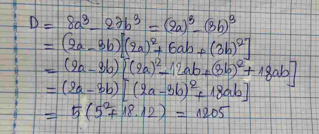 toan lop 8 tinh gia tri cua bieu thuc d 8a 27b biet ab 12 va 2a 3b 5 toan-lop-8-tinh-gia-tri-cua-bieu-thuc-d-8a-27b-biet-ab-12-va-2a-3b-5