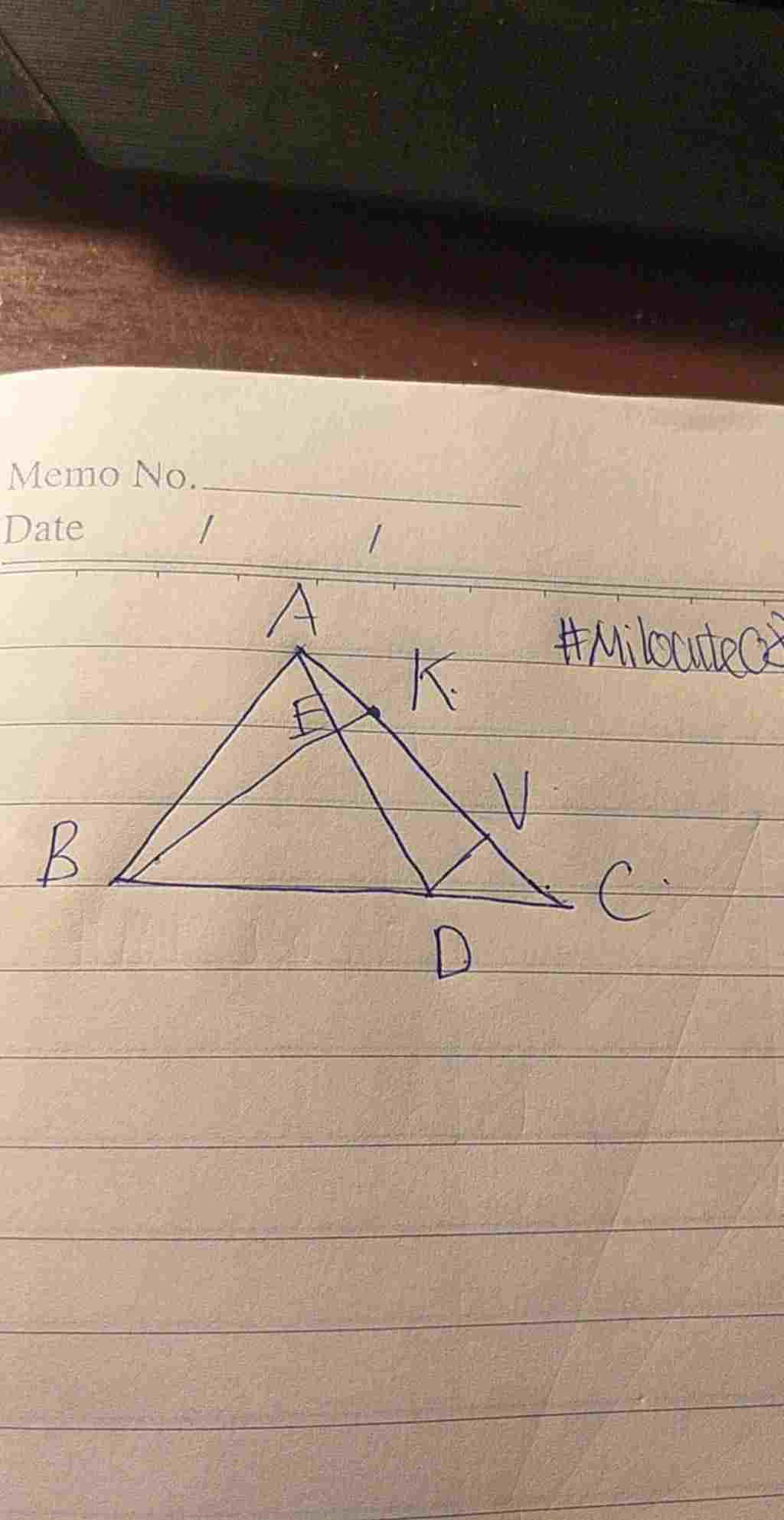 toan-lop-8-triangle-abc-tet-d-in-sao-cho-dfrac-bd-bc-dfrac-1-4-tet-e-in-ad-sao-cho-tet-ae-2-ed-g