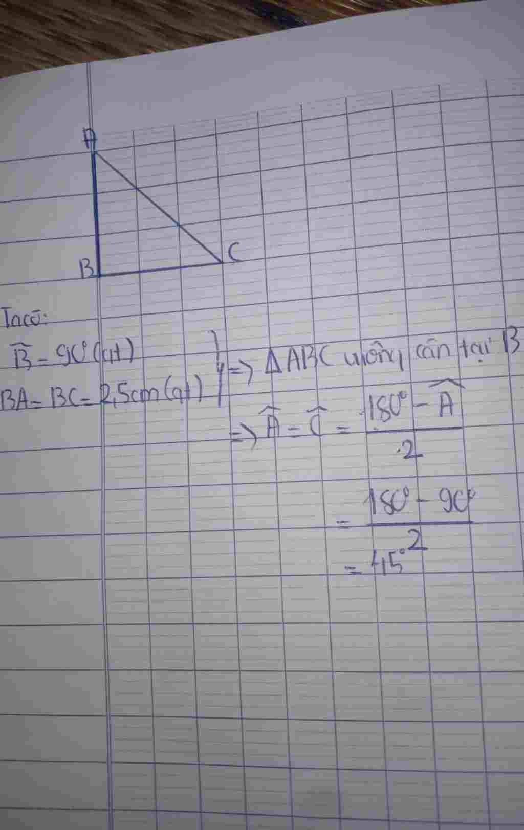 toan-lop-8-ve-abc-biet-goc-b-90do-ba-bc-2-5cm-sau-do-do-cac-goc-a-va-c-de-kiem-tra-rang-a-c-45do