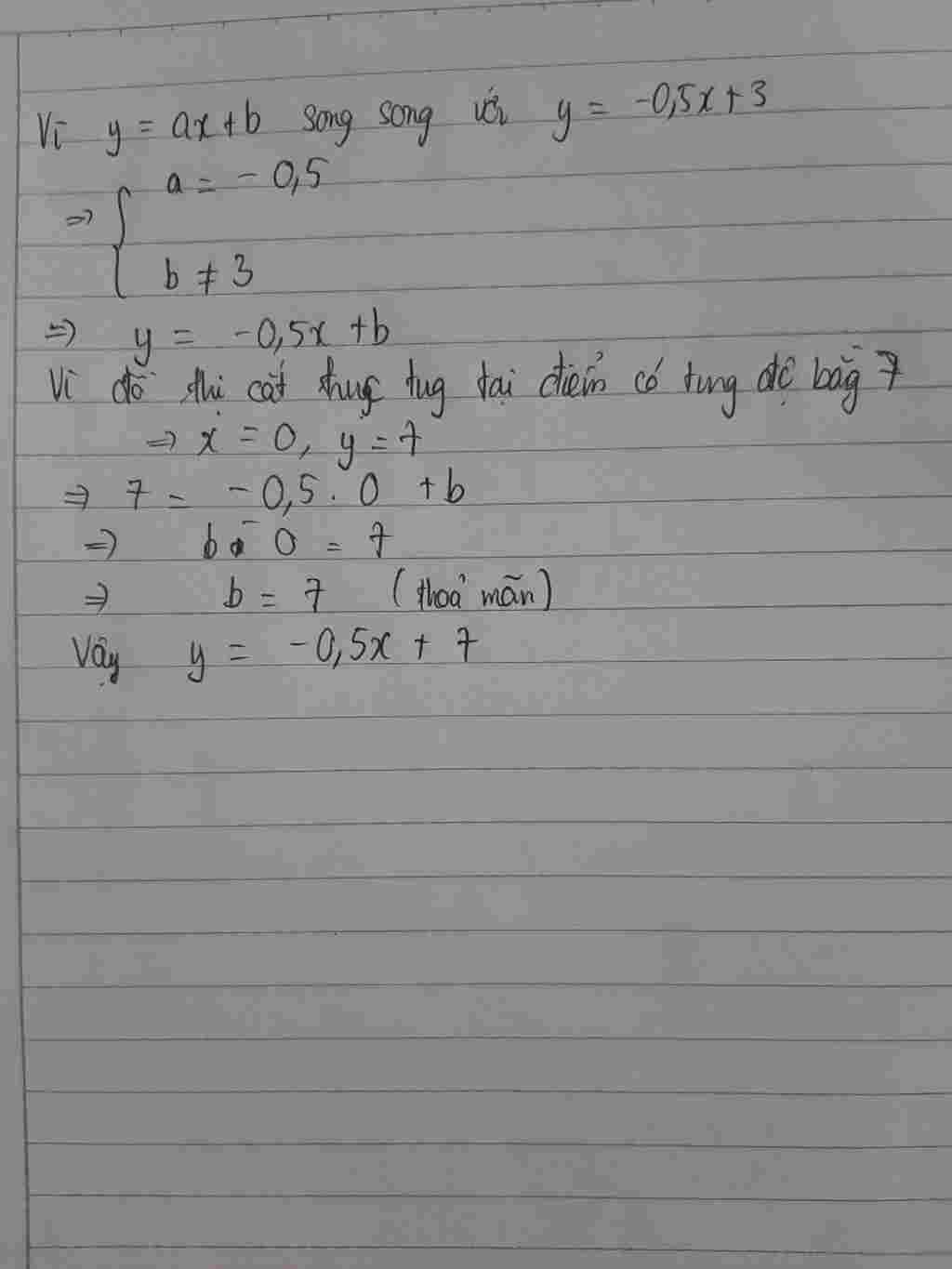 toan-lop-9-ac-dinh-ham-so-bac-nhat-y-a-b-biet-do-thi-cua-no-song-song-voi-duong-thang-y-0-5-3-va