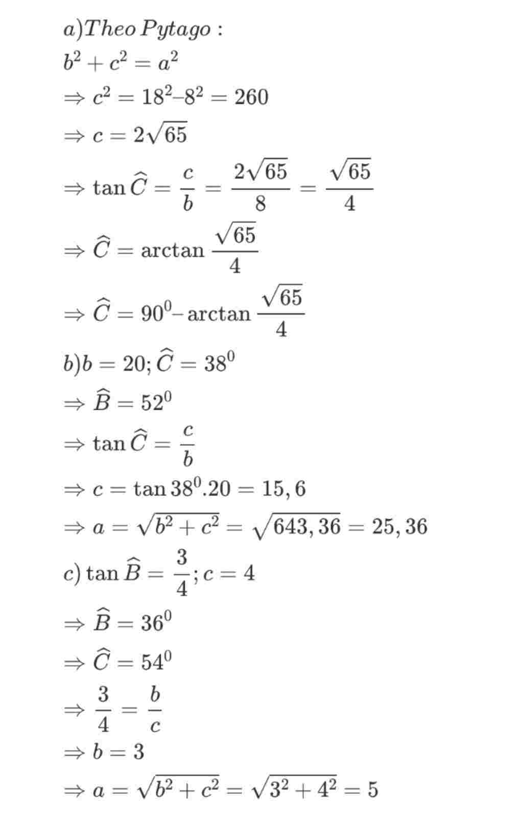 toan-lop-9-b1-giai-tam-giac-abc-vuong-tai-a-biet-a-18-b-8