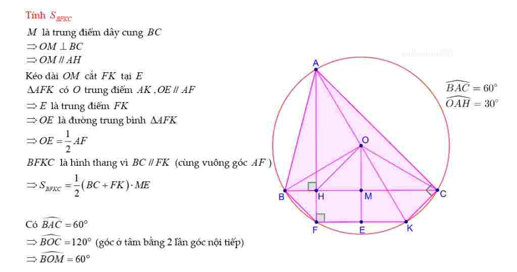 toan-lop-9-bai-tap-cho-abc-ab-ac-co-3-goc-nhon-noi-tiep-duong-tron-o-r-diem-h-la-chan-duong-cao