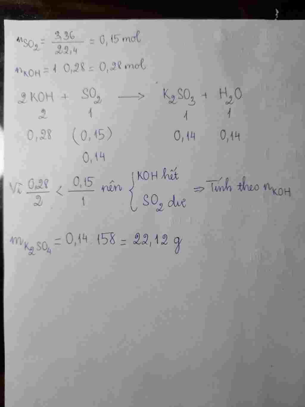 toan-lop-9-cho-3-36-lit-khi-so2-dktc-tac-dung-voi-280ml-dd-koh-1m-sau-khi-phan-ung-phan-ung-ay-r