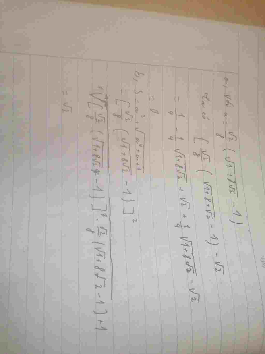 toan-lop-9-cho-a-1-2-sqrt-sqrt-2-1-8-sqrt-2-8-a-chung-minh-4a-2-sqrt-2-a-sqrt-2-0-b-tinh-s-a-2-s