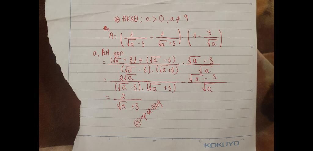 toan-lop-9-cho-bieu-thuc-a-frac-1-sqrt-a-3-frac-1-sqrt-a-3-1-frac-3-sqrt-a-a-rut-gon-bieu-thuc-a