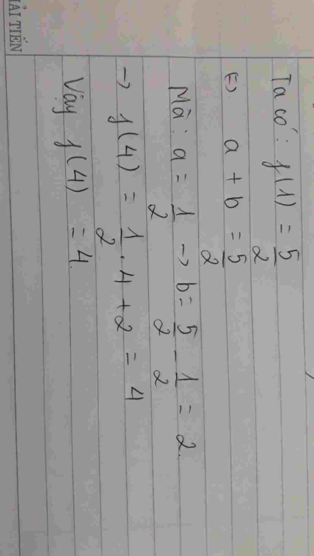 toan-lop-9-cho-ham-so-bac-nhat-y-f-a-b-a-ne-0-1-biet-a-dfrac-1-2-va-f-1-dfrac-5-2-hay-tinh-f-4