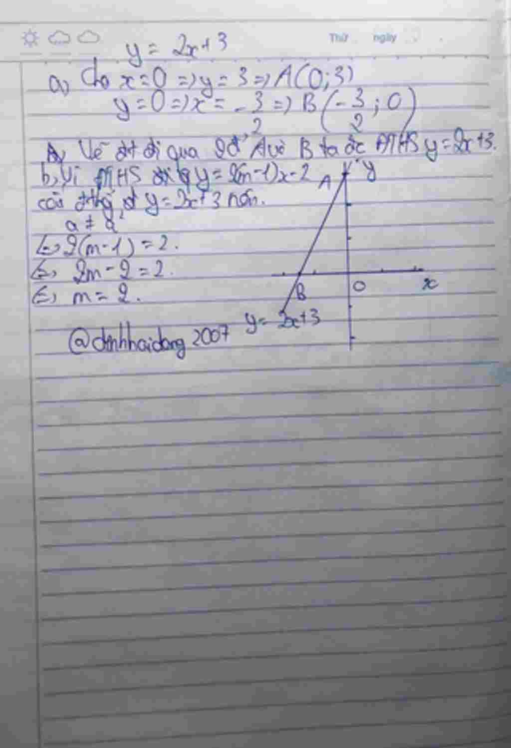 toan-lop-9-cho-ham-so-y-2-3-1-a-ve-do-thi-ham-so-1-b-tim-m-de-duong-thang-y-2-m-1-2-cat-do-thi-h