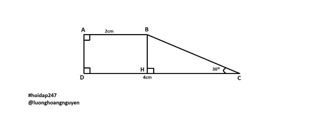 toan-lop-9-cho-hinh-thang-abcd-vuong-ab-cd-goc-a-90-co-ab-2cm-cd-4cm-goc-c-30-ke-bh-vuong-goc-vo