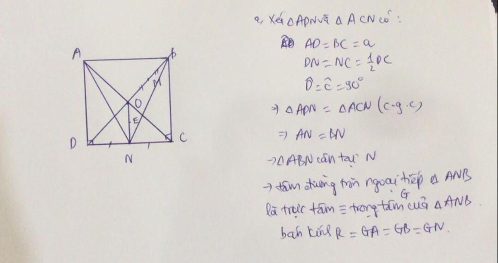 toan-lop-9-cho-hinh-vuong-abcd-canh-a-o-la-giao-diem-cua-hai-duong-cheo-goi-m-la-trung-diem-cua