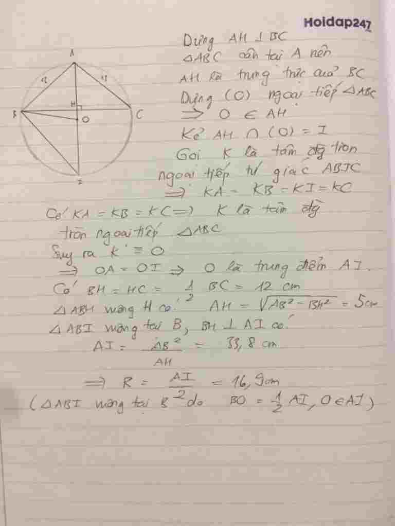 toan-lop-9-cho-tam-giac-abc-can-tai-a-co-ab-ac-13-bc-24-tinh-ban-kinh-duong-trong-ngoai-tiep