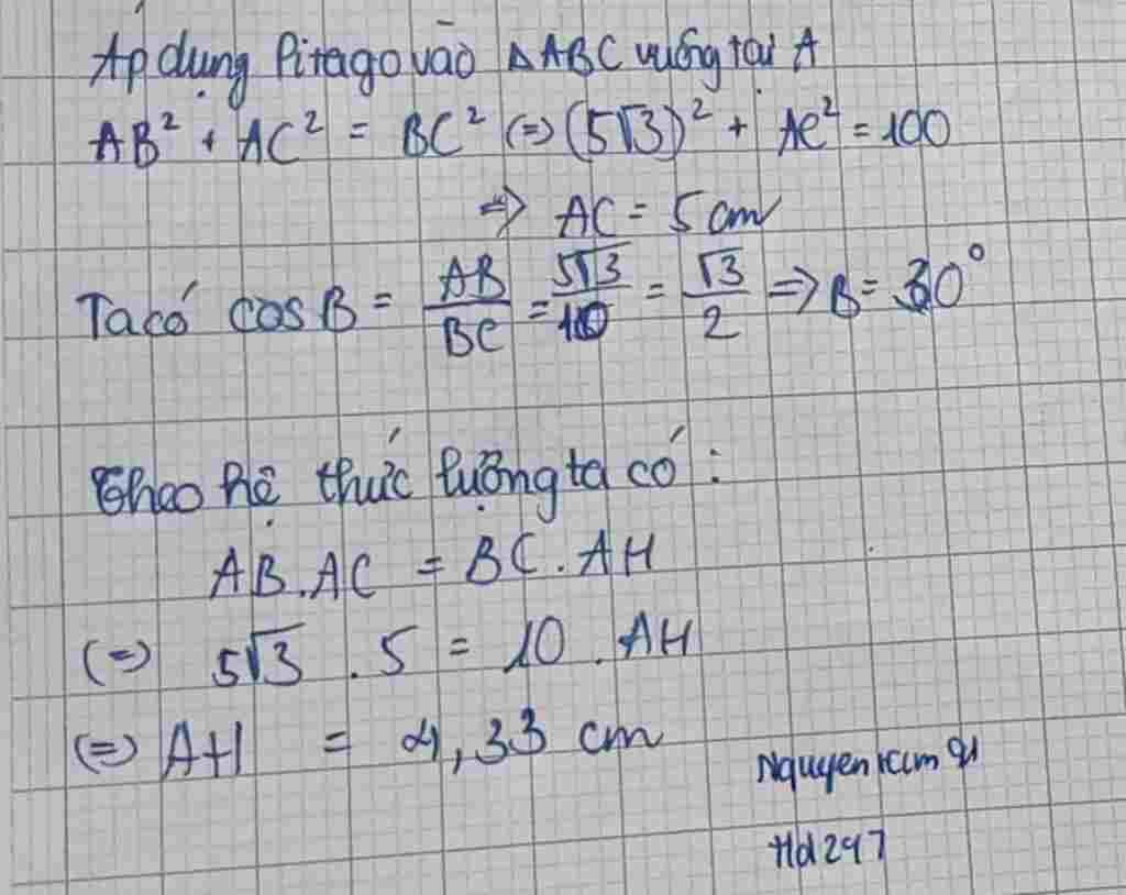 toan-lop-9-cho-tam-giac-abc-co-a-90-ah-vuong-goc-bc-ab-5-3-cm-va-bc-10-cm-tinh-ah-va-b