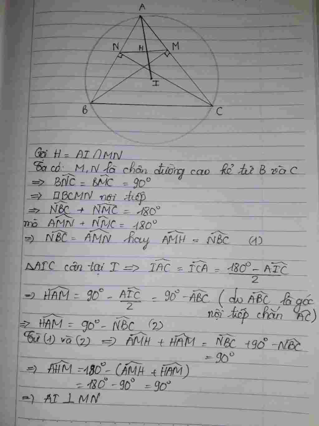 toan-lop-9-cho-tam-giac-abc-noi-tiep-duong-tron-tam-i-m-n-lan-luot-la-chan-duong-cao-ke-tu-b-c-c