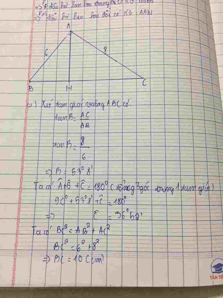 toan-lop-9-cho-tam-giac-abc-vuong-tai-a-cho-biet-ab-6cm-ac-8cm-a-tinh-bc-goc-b-goc-c-b-goi-h-la