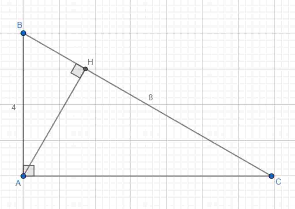 toan-lop-9-cho-tam-giac-abc-vuong-tai-a-co-ab-4cm-bc-8cm-tinh-cac-goc-b-c-va-do-dai-duong-cao-ah