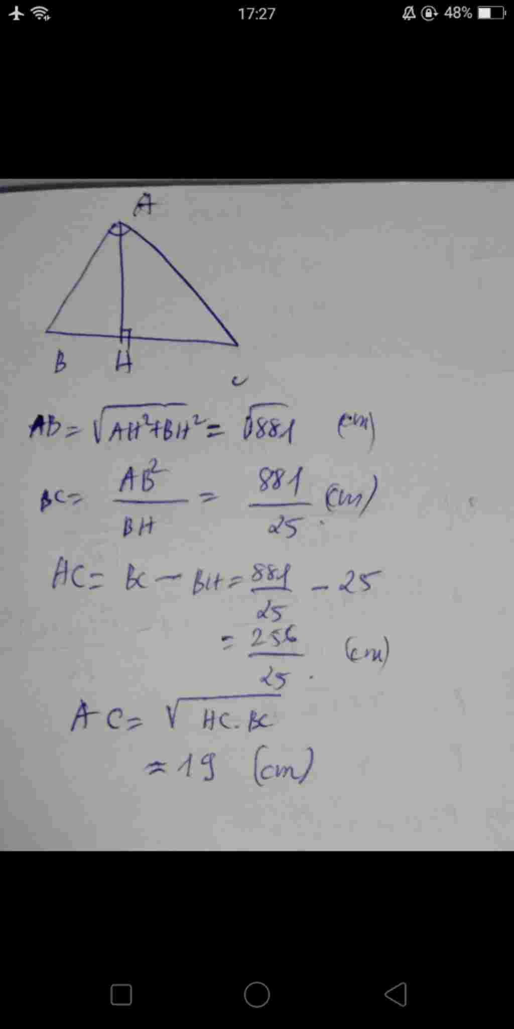 toan-lop-9-cho-tam-giac-abc-vuong-tai-a-co-duong-cao-ah-cho-ah-16cm-hc-25-cm-tinh-ab-ac-bc-bh