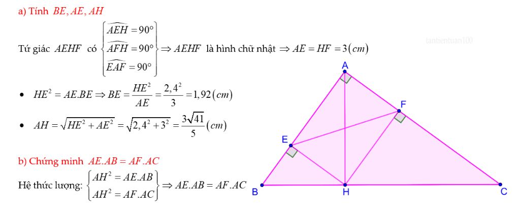 toan-lop-9-cho-tam-giac-abc-vuong-tai-a-co-duong-cao-ah-ke-he-vuong-goc-voi-ab-tai-e-a-biet-he-2