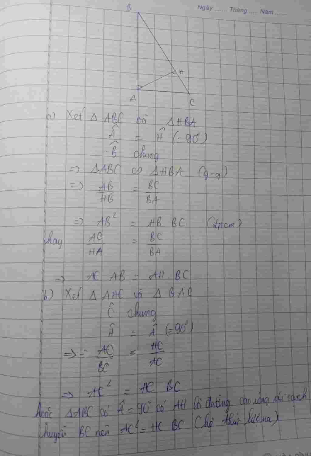 toan lop 9 cho tam giac abc vuong tai a duong cao ah a chung minh dabc dong dang voi dhba de suy toan-lop-9-cho-tam-giac-abc-vuong-tai-a-duong-cao-ah-a-chung-minh-dabc-dong-dang-voi-dhba-de-suy